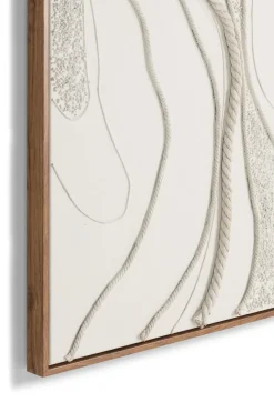 XOOON Rope schilderij 100x150cm in kleur Crème shop je bij COCOmaison^ Wanddecoraties|Woonaccessoires