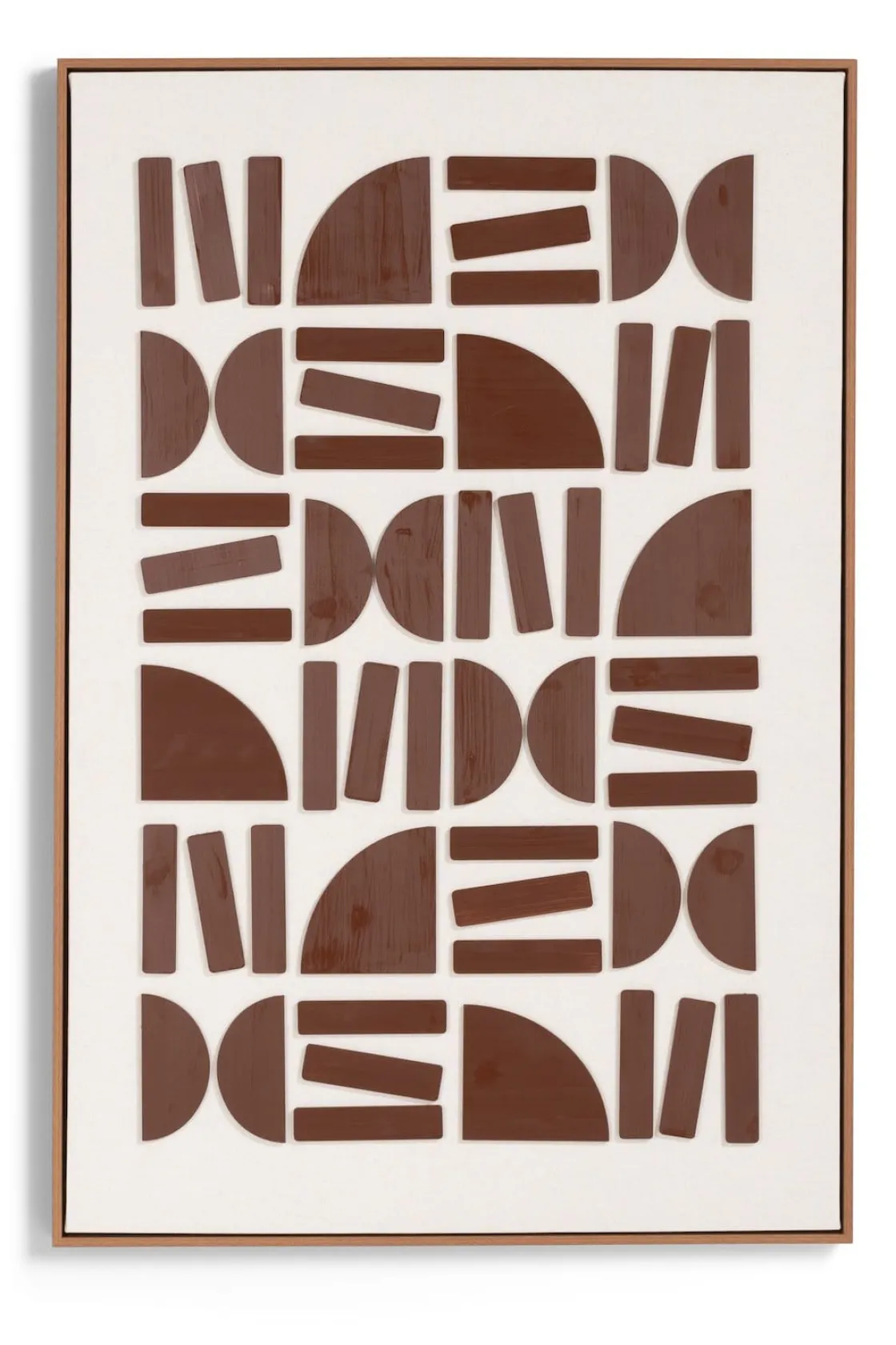 XOOON Rune schilderij 80x120cm in kleur Bruin shop je bij COCOmaison^ Wanddecoraties|Woonaccessoires