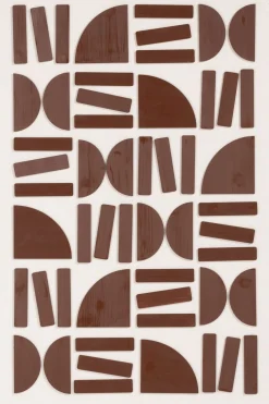 XOOON Rune schilderij 80x120cm in kleur Bruin shop je bij COCOmaison^ Wanddecoraties|Woonaccessoires