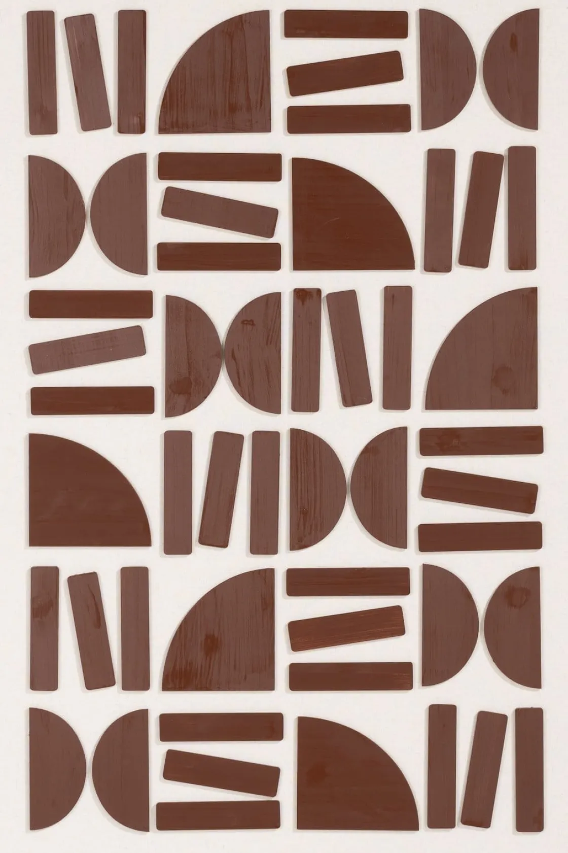 XOOON Rune schilderij 80x120cm in kleur Bruin shop je bij COCOmaison^ Wanddecoraties|Woonaccessoires