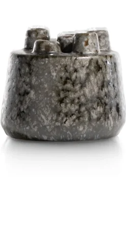 XOOON Safia vaas H15cm in de kleur Zwart - COCOmaison^ Woonaccessoires