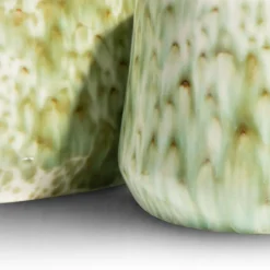 XOOON Safia vaas H15cm in de kleur Groen - COCOmaison^ Woonaccessoires