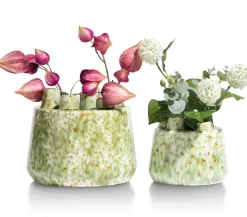 XOOON Safia vaas H15cm in de kleur Groen - COCOmaison^ Woonaccessoires
