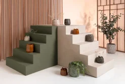 XOOON Safia vaas H21cm in de kleur Groen - COCOmaison^ Woonaccessoires