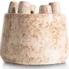 XOOON Safia vaas H21cm in de kleur Beige - COCOmaison^ Woonaccessoires