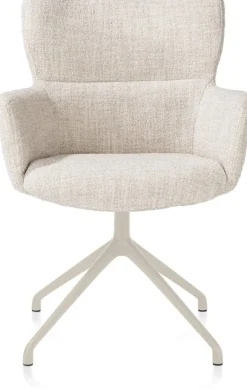 XOOON Sage, armstoel draaibaar - creme - stof Luton - Creme^ Armstoelen