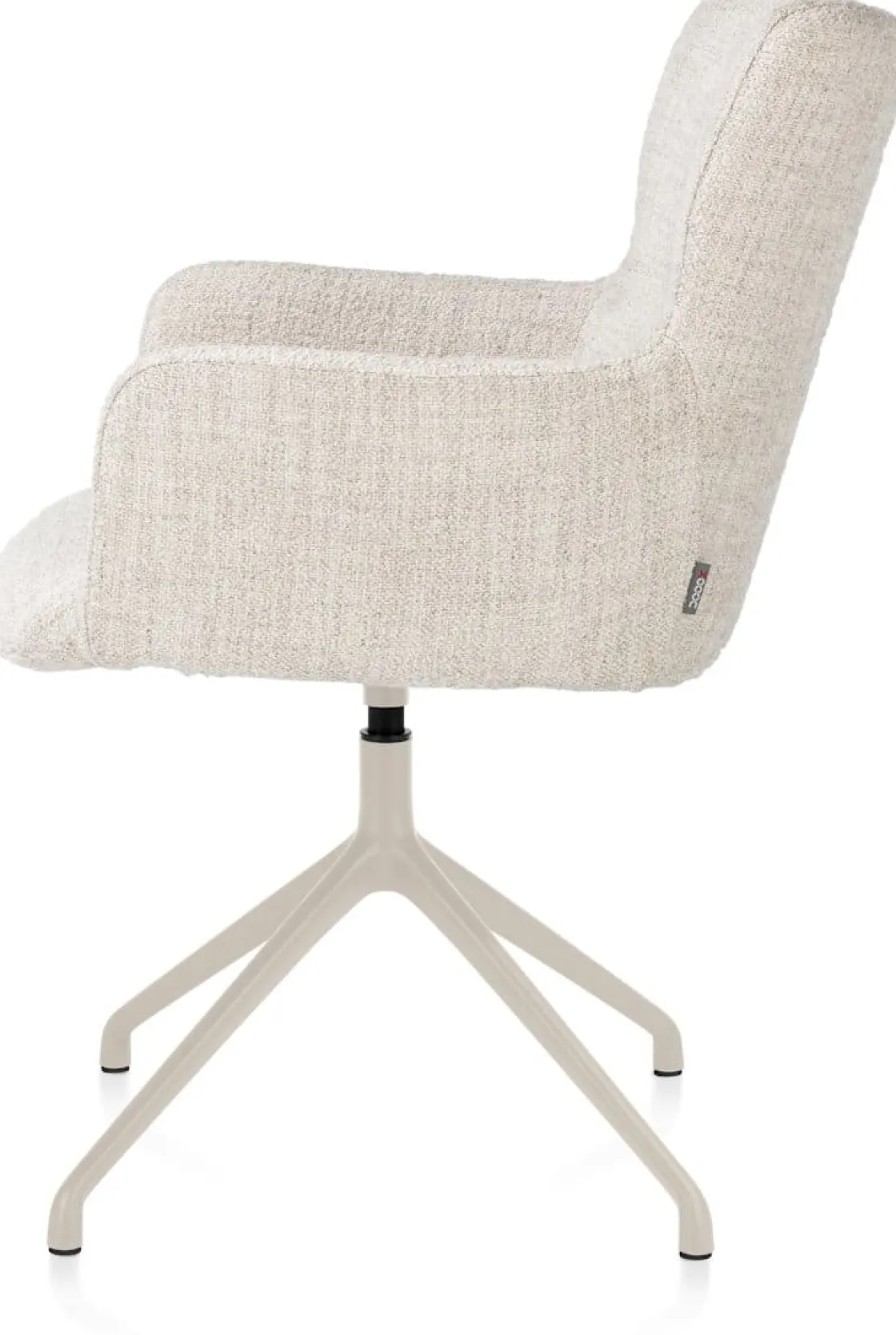 XOOON Sage, armstoel draaibaar - creme - stof Luton - Creme^ Armstoelen