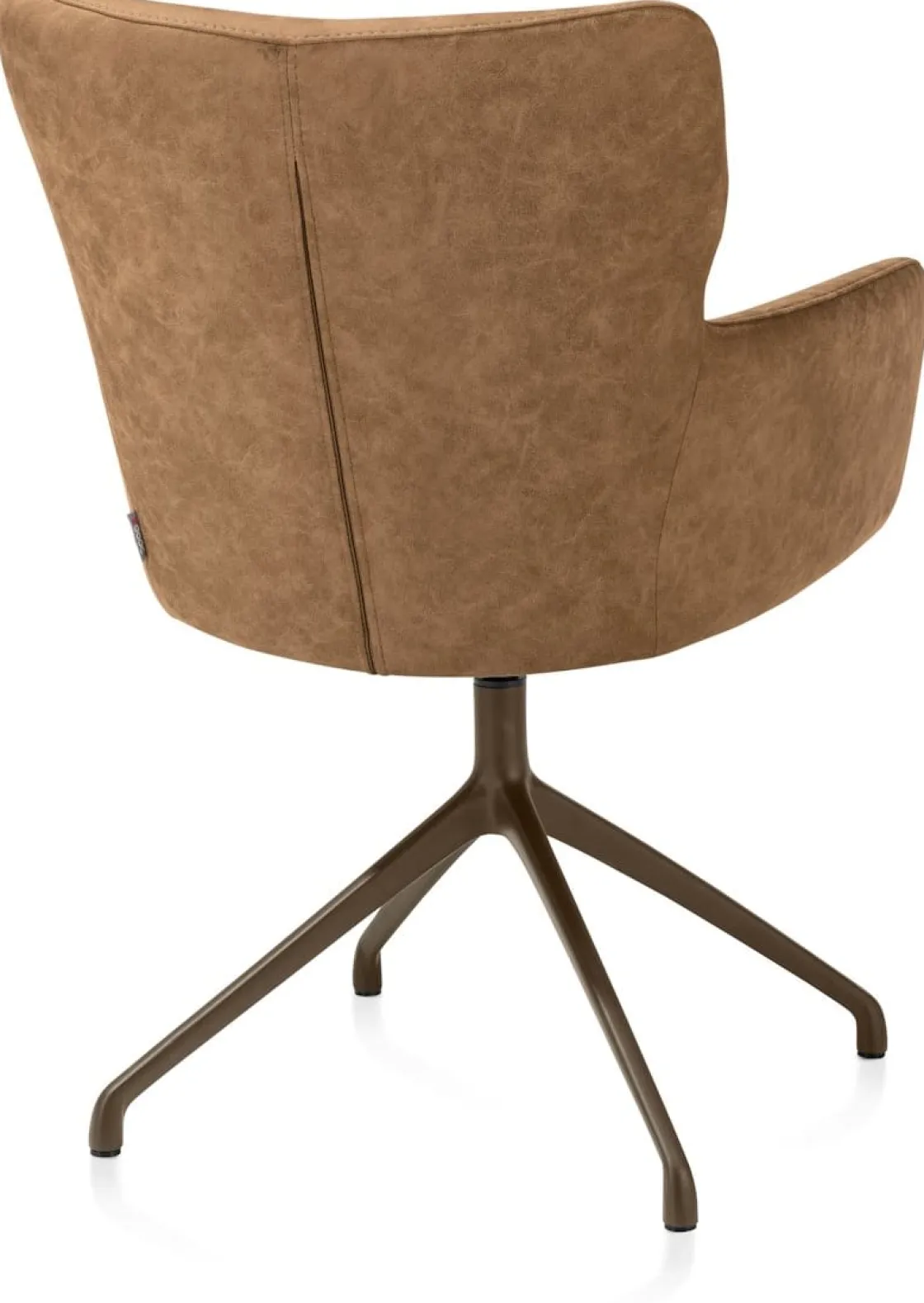 XOOON Sage, armstoel draaibaar - steelbrown - stof Oregon - Desert^ Armstoelen