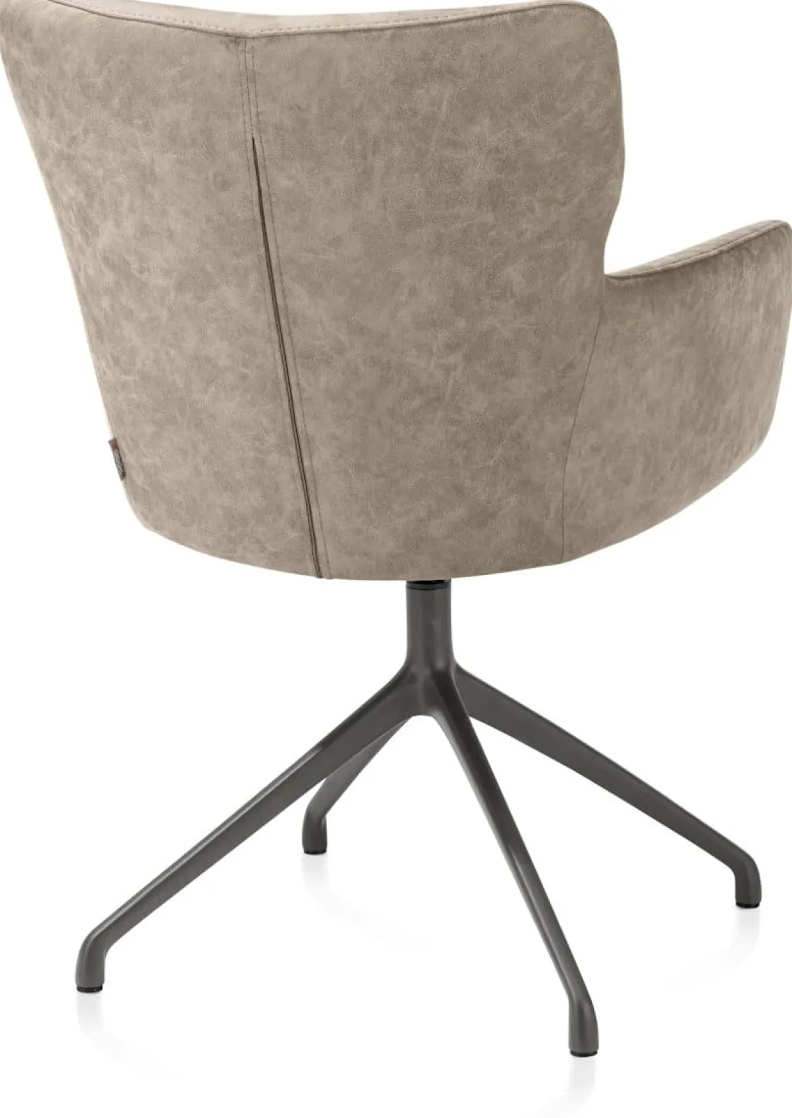 XOOON Sage, armstoel draaibaar - graphiet - stof Oregon - beige^ Armstoelen