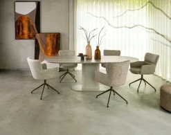 XOOON Sage, armstoel draaibaar - alu frame - selected choices^ Armstoelen