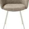 XOOON Sage, armstoel 4-pootjes creme - stof Oregon - beige^ Armstoelen