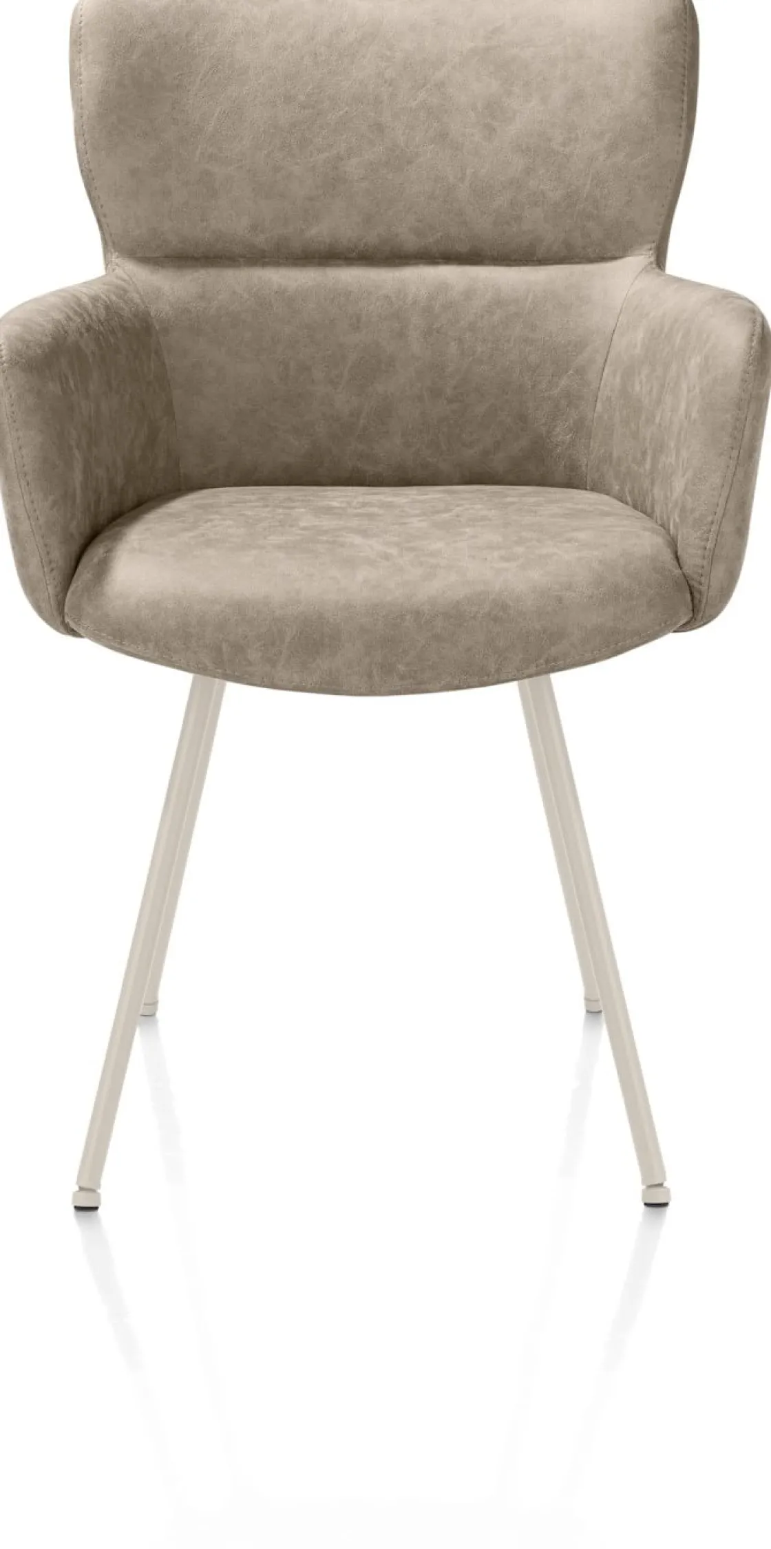 XOOON Sage, armstoel 4-pootjes creme - stof Oregon - beige^ Armstoelen