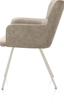 XOOON Sage, armstoel 4-pootjes creme - stof Oregon - beige^ Armstoelen
