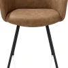 XOOON Sage, armstoel 4-pootjes rough off black - stof Oregon - Desert^ Armstoelen