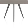 XOOON Saluti, BARTAFEL OVAAL 150 X 105 CM. - 4-POOTJES - GRAPHIET - Lava^ Bartafels
