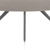XOOON Saluti, EETKAMERTAFEL ELLIPS 240 X 110 CM. - 4-POOTJES - GRAPHIET - Lava^ Eettafels