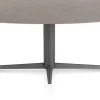 XOOON Saluti, EETKAMERTAFEL ELLIPS 210 X 105 CM. - CENTRALE POOT - GRAPHIET - Lava^ Eettafels