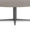 XOOON Saluti, EETKAMERTAFEL ELLIPS 240 X 110 CM. - CENTRALE POOT - GRAPHIET - Lava^ Eettafels