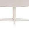 XOOON Saluti, EETKAMERTAFEL ELLIPS 240 X 110 CM. - CENTRALE POOT - CRÈME - Light sand^ Eettafels