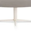 XOOON Saluti, EETKAMERTAFEL ELLIPS 240 X 110 CM. - CENTRALE POOT - CRÈME - Lava^ Eettafels