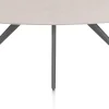 XOOON Saluti, EETKAMERTAFEL ELLIPS 240 X 110 CM. - 4-POOTJES - GRAPHIET - Light sand^ Eettafels