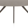 XOOON Saluti, EETKAMERTAFEL ELLIPS 180 X 105 CM. - 4-POOTJES - STEELBROWN - Lava^ Eettafels