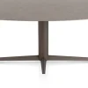 XOOON Saluti, EETKAMERTAFEL ELLIPS 210 X 105 CM. - CENTRALE POOT - STEELBROWN - Lava^ Eettafels
