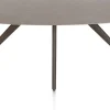 XOOON Saluti, EETKAMERTAFEL ELLIPS 240 X 110 CM. - 4-POOTJES - STEELBROWN - Lava^ Eettafels