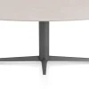 XOOON Saluti, EETKAMERTAFEL ELLIPS 240 X 110 CM. - CENTRALE POOT - GRAPHIET - Light sand^ Eettafels
