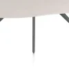 XOOON Saluti, EETKAMERTAFEL ORGANISCH 240 X 120 CM. - 4-POOTJES - GRAPHIET - Light sand^ Eettafels