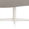 XOOON Saluti, EETKAMERTAFEL ORGANISCH 240 X 120 CM. - CENTRALE POOT - CRÈME - Lava^ Eettafels