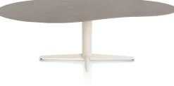 XOOON Saluti, EETKAMERTAFEL ORGANISCH 240 X 120 CM. - CENTRALE POOT - CRÈME - Lava^ Eettafels