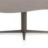 XOOON Saluti, EETKAMERTAFEL ORGANISCH 180 X 120 CM. - CENTRALE POOT - STEELBROWN - Lava^ Eettafels