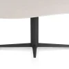 XOOON Saluti, EETKAMERTAFEL ORGANISCH 210 X 120 CM. - CENTRALE POOT - ROUGH OFF BL - Light sand^ Eettafels