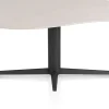 XOOON Saluti, EETKAMERTAFEL ORGANISCH 180 X 120 CM. - CENTRALE POOT - ROUGH OFF BL - Light sand^ Eettafels