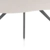 XOOON Saluti, EETKAMERTAFEL ORGANISCH 210 X 120 CM. - 4-POOTJES - GRAPHIET - Light sand^ Eettafels