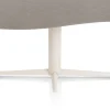 XOOON Saluti, EETKAMERTAFEL ORGANISCH 210 X 120 CM. - CENTRALE POOT - CRÈME - Lava^ Eettafels