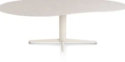 XOOON Saluti, EETKAMERTAFEL ORGANISCH 240 X 120 CM. - CENTRALE POOT - CRÈME - Light sand^ Eettafels