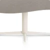 XOOON Saluti, EETKAMERTAFEL ORGANISCH 180 X 120 CM. - CENTRALE POOT - CRÈME - Lava^ Eettafels