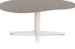 XOOON Saluti, EETKAMERTAFEL ORGANISCH 180 X 120 CM. - CENTRALE POOT - CRÈME - Lava^ Eettafels
