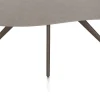 XOOON Saluti, EETKAMERTAFEL ORGANISCH 210 X 120 CM. - 4-POOTJES - STEELBROWN - Lava^ Eettafels