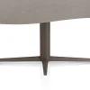 XOOON Saluti, EETKAMERTAFEL ORGANISCH 210 X 120 CM. - CENTRALE POOT - STEELBROWN - Lava^ Eettafels