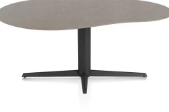 XOOON Saluti, EETKAMERTAFEL ORGANISCH 180 X 120 CM. - CENTRALE POOT - ROUGH OFF BL - Lava^ Eettafels