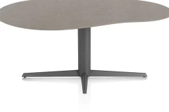 XOOON Saluti, EETKAMERTAFEL ORGANISCH 180 X 120 CM. - CENTRALE POOT - GRAPHIET - Lava^ Eettafels
