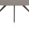 XOOON Saluti, EETKAMERTAFEL OVAAL 210 X 105 CM. - 4-POOTJES - STEELBROWN - Lava^ Eettafels