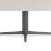 XOOON Saluti, EETKAMERTAFEL OVAAL 240 X 110 CM. - CENTRALE POOT - GRAPHIET - Light sand^ Eettafels