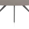 XOOON Saluti, EETKAMERTAFEL OVAAL 210 X 105 CM. - 4-POOTJES - GRAPHIET - Lava^ Eettafels