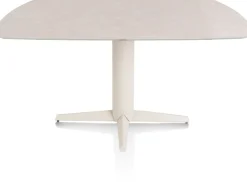 XOOON Saluti, EETKAMERTAFEL OVAAL 150 X 105 CM. - CENTRALE POOT - CRÈME - Light sand^ Eettafels