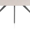 XOOON Saluti, EETKAMERTAFEL OVAAL 180 X 105 CM. - 4-POOTJES - GRAPHIET - Light sand^ Eettafels