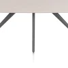 XOOON Saluti, EETKAMERTAFEL OVAAL 240 X 110 CM. - 4-POOTJES - GRAPHIET - Light sand^ Eettafels